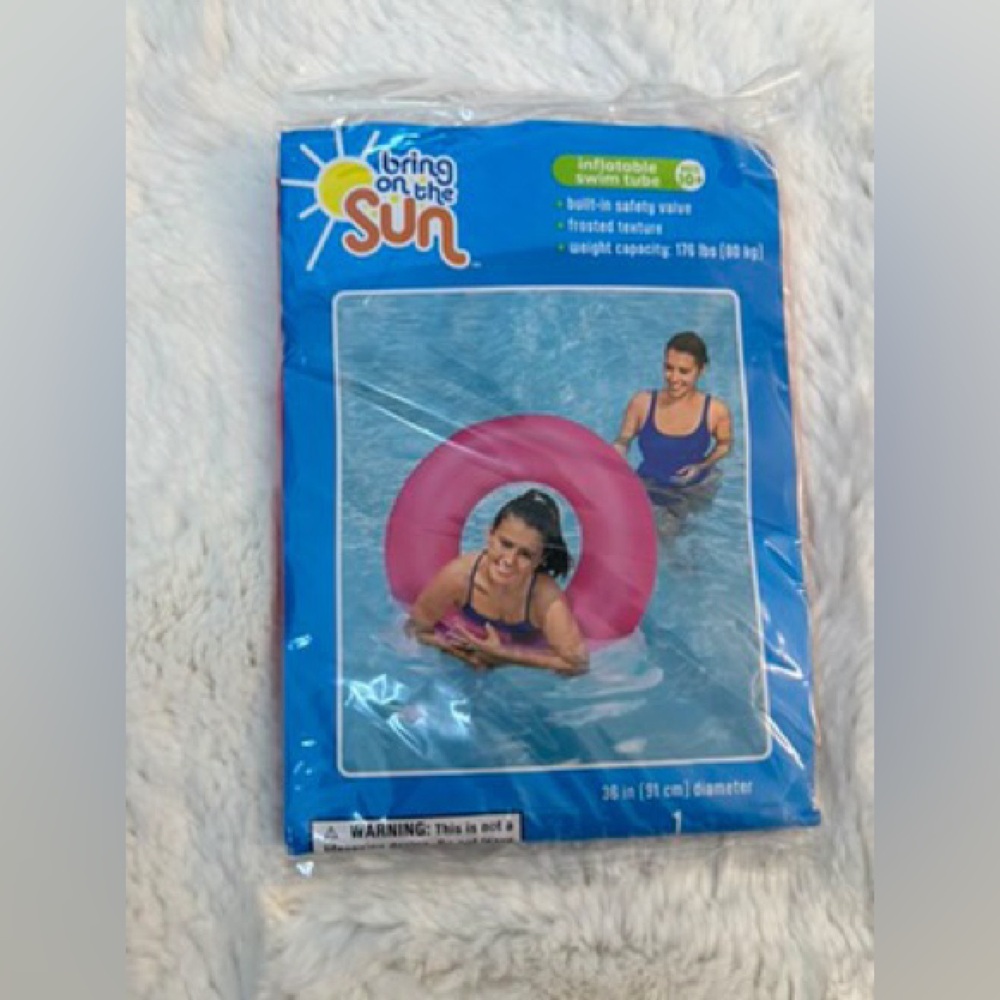 Brand New Bring On The Sun Inflatable Swim Tube For Kids